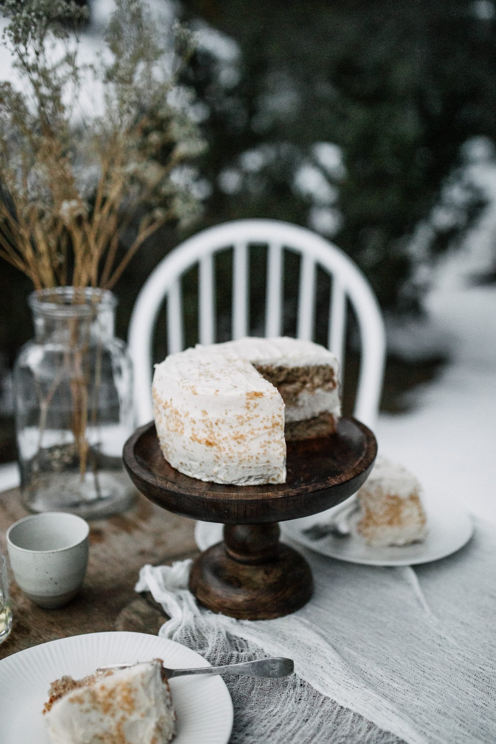 Nusskuchen mit Ricottacreme – KITCHEN STORY